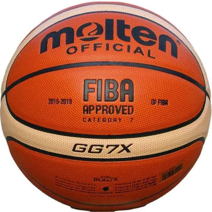 Basketball FIBA Approved Size 7 PU Leather